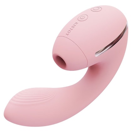 Tina Mini - Vibrador Dual Ponto G e Clítoris Com 10 Vibrações e 5 Funções de Ondas de Pressão