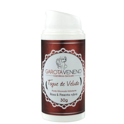 Toque de Veludo Rosa & Pimenta Rubra - Lubrificante a Base de Silicones Nobres e Enriquecido Com Extratos Naturais