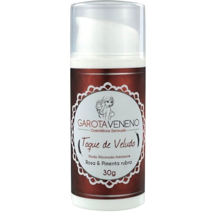 Toque de Veludo Rosa & Pimenta Rubra - Lubrificante a Base de Silicones Nobres e Enriquecido Com Extratos Naturais