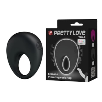 Trap - Anel Peniano Estimulador do Clítoris Com Vibrador