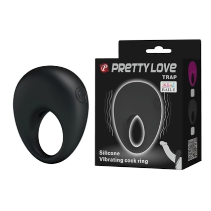 Trap - Anel Peniano Estimulador do Clítoris Com Vibrador