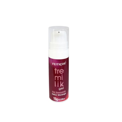 Tremilik – Gel Vibrador Extra Forte e Excitante com Vibramax | Sabor: Morango