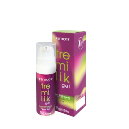 Tremilik – Gel Vibrador Extra Forte e Excitante com Vibramax | Sabor: Uva