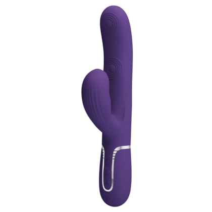 Twinkled Tenderness -  Vibrador Rabbit 3 em 1, 7 Funções de Cutucadas, 7 Ondas de Pressão e Função Burst Climax