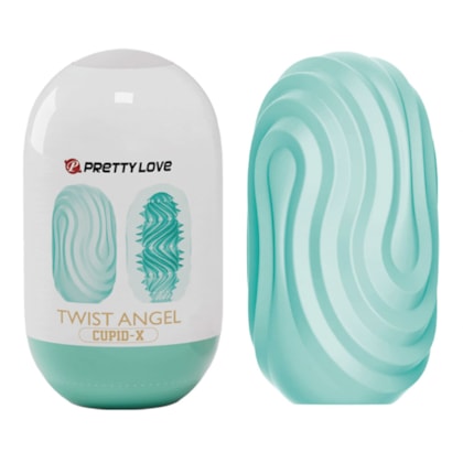 Twist Angel - Masturbador Masculino Egg Com Textura Ondulada