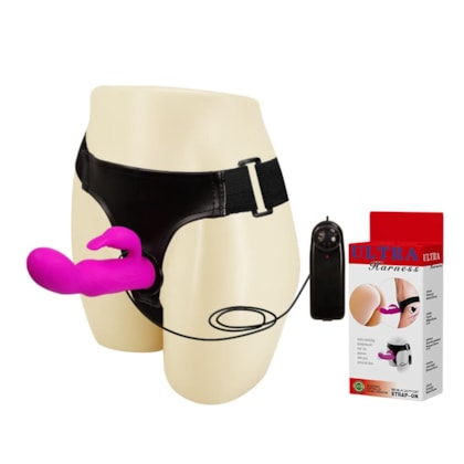 Ultra Harness - Cinta Elástica com Vibrador Para o Ponto G e Clítoris