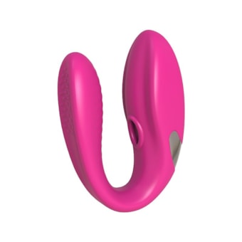 Umi - Vibrador de Casal Com 9 Modos de Vibração e 9 Modos de Cutucadas na Parte de Cima