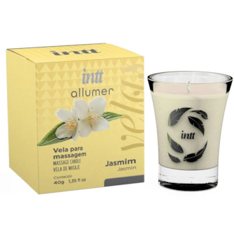 Vela Perfumada para Massagem Corporal - Intt Allumer | Aroma: Jasmin