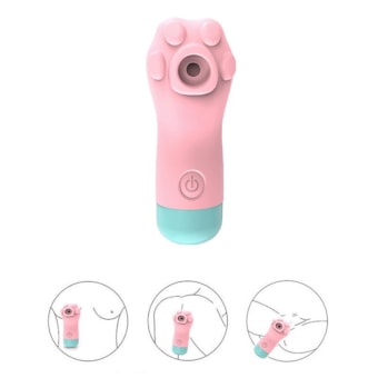 Vibrador Estimulador do Clítoris Com 10 Modos de Ondas de Pressão
