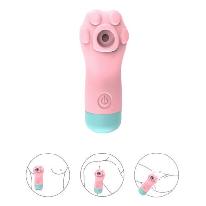 Vibrador Estimulador do Clítoris Com 10 Modos de Ondas de Pressão