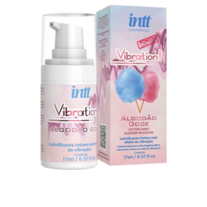 Vibration - Gel Excitante Beijável Que Vibra, Pulsa e Aquece | Algodão Doce