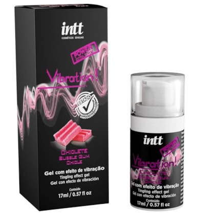 Vibration - Gel Excitante Beijável Que Vibra, Pulsa e Aquece | Chiclete