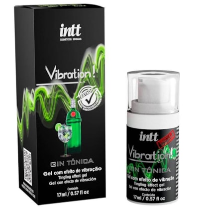 Vibration - Gel Excitante Beijável Que Vibra, Pulsa e Aquece | Gin Tônica