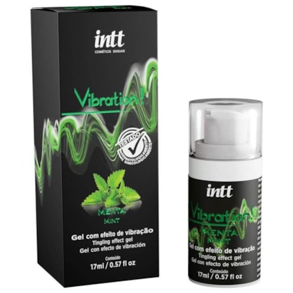 Vibration - Gel Excitante Beijável Que Vibra, Pulsa e Aquece | Menta