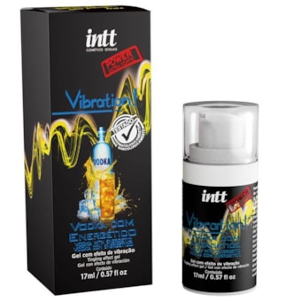 Vibration - Gel Excitante Beijável Que Vibra, Pulsa e Aquece | Vodca Energético