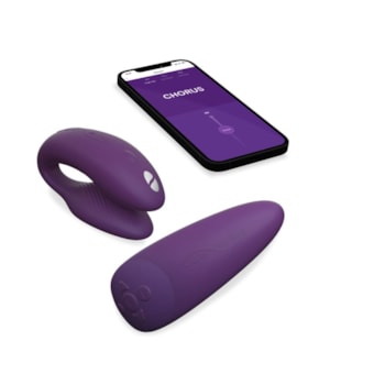 We-vibe Chorus - Vibrador de Casal e Ponto G 10 Vibrações, Controle e Aplicativo | Roxo