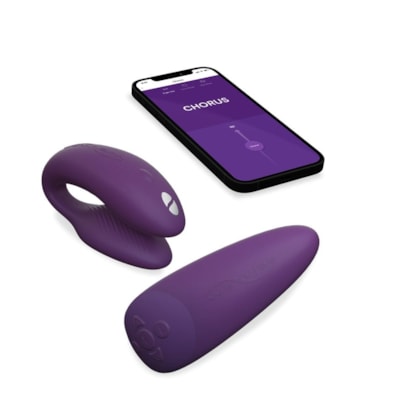 We-vibe Chorus - Vibrador de Casal e Ponto G 10 Vibrações, Controle e Aplicativo | Roxo