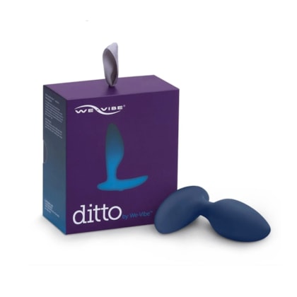 We-vibe Ditto - Plug Anal com 10 Modos de Vibração Controle Remoto ou Aplicativo | Azul