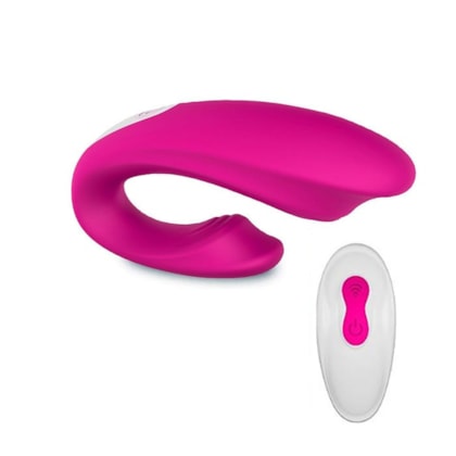 Wejoy-RCT - Vibrador de Casal com Motor Duplo, 9 Vibrações e Controle Sem Fio