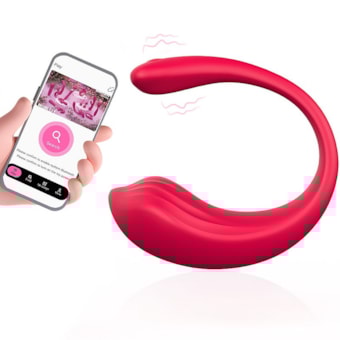Whale Mini-RTC - Vibrador do Ponto G Com 9 Modos de Vibração e Controle Via Aplicativo