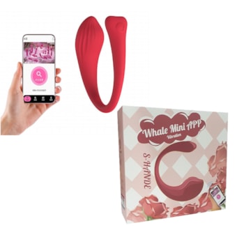 Whale Mini-RTC - Vibrador do Ponto G Com 9 Modos de Vibração e Controle Via Aplicativo