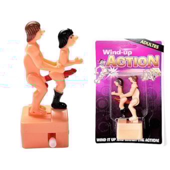 Wind-up Action Gay - Casal Que Penetra Quando da Corda