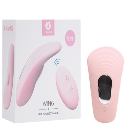 Wing -  Vibrador de Calcinha Com 9 Modos de Vibração e Controle Remoto