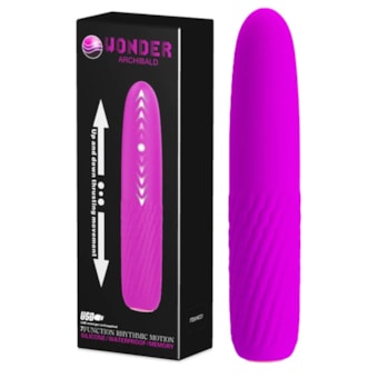 Wonder Archibald - Vibrador Pulsador Com 7 Modos De Pulsação, Função Memória e à Prova D'água