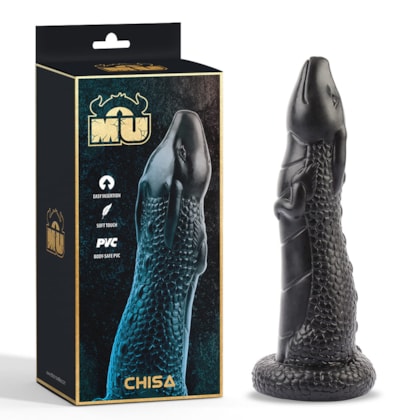 Wyrm Baiser - Plug Anal Formato Dragão com Saliências Escamosas e Ventosa | 19,5cm