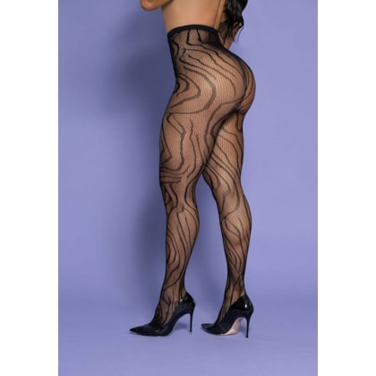 Yaffa Lingerie Y4002 | Meia-calça Sensual Com Transparência