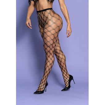 Yaffa Lingerie Y4003 | Meia-Calça Arrastão com Estilo e Ousadia