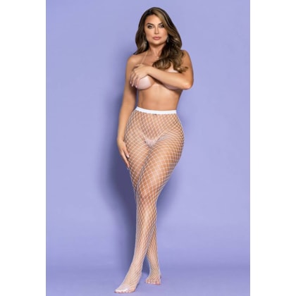 Yaffa Lingerie Y4023 | Meia-Calça Arrastão com Trama Média
