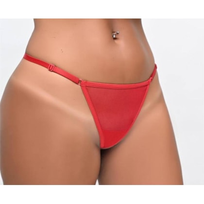 Yaffa Lingerie – Calcinha em Tule com Jóia em Formato de Zíper