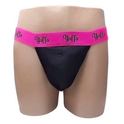 Yaffa Lingerie – Cueca Jockstrap Sensual Rosa com Elástico Personalizado