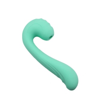 Zenobia - Vibrador Dual Com 5 Funções de Ondas de Pressão no Clítoris e 9 Modos de Vibração no Ponto G
